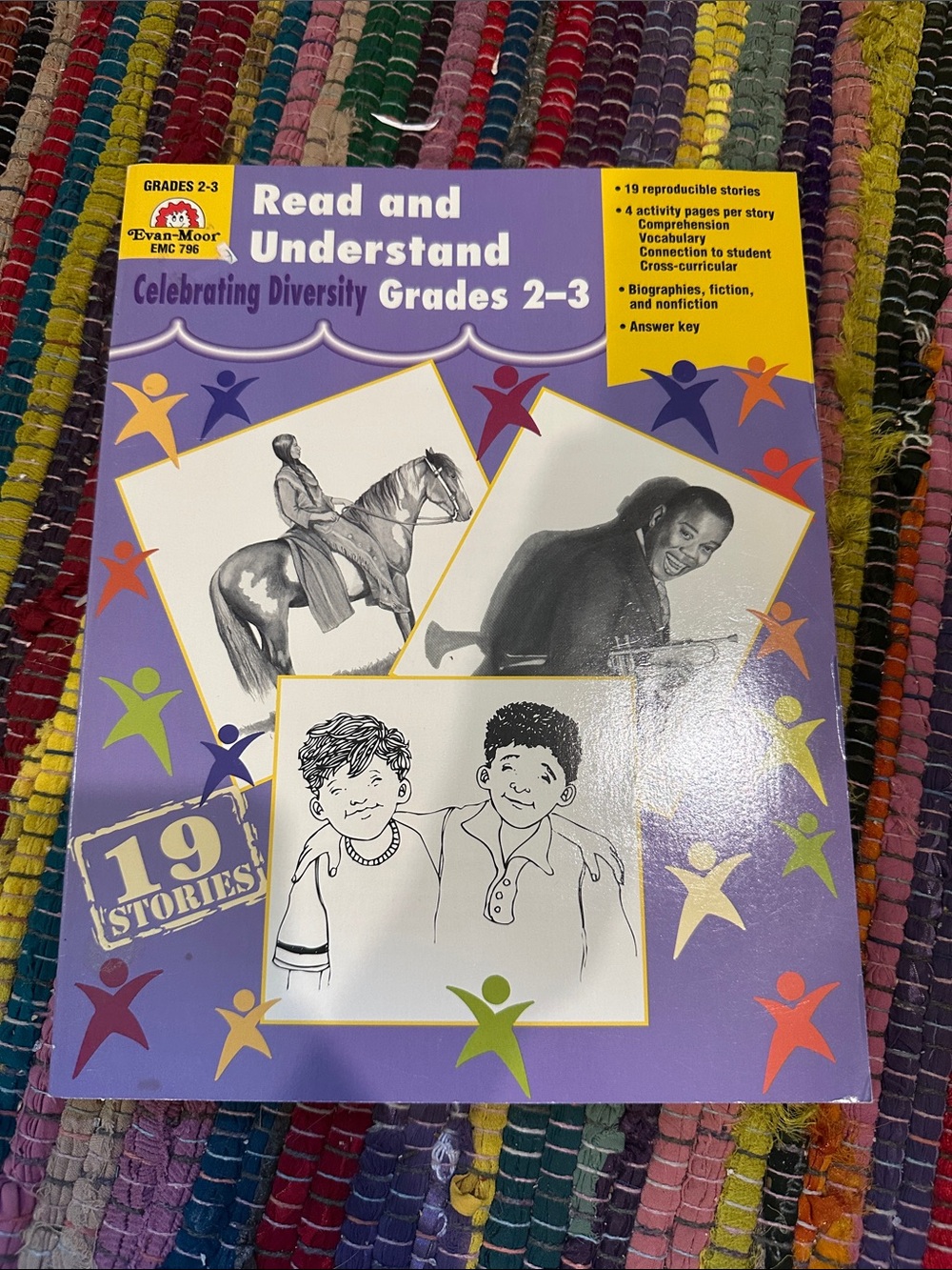 Evan-Moor Celebrating Diversity Grades 2-3 Reading Comprehension Homeschool